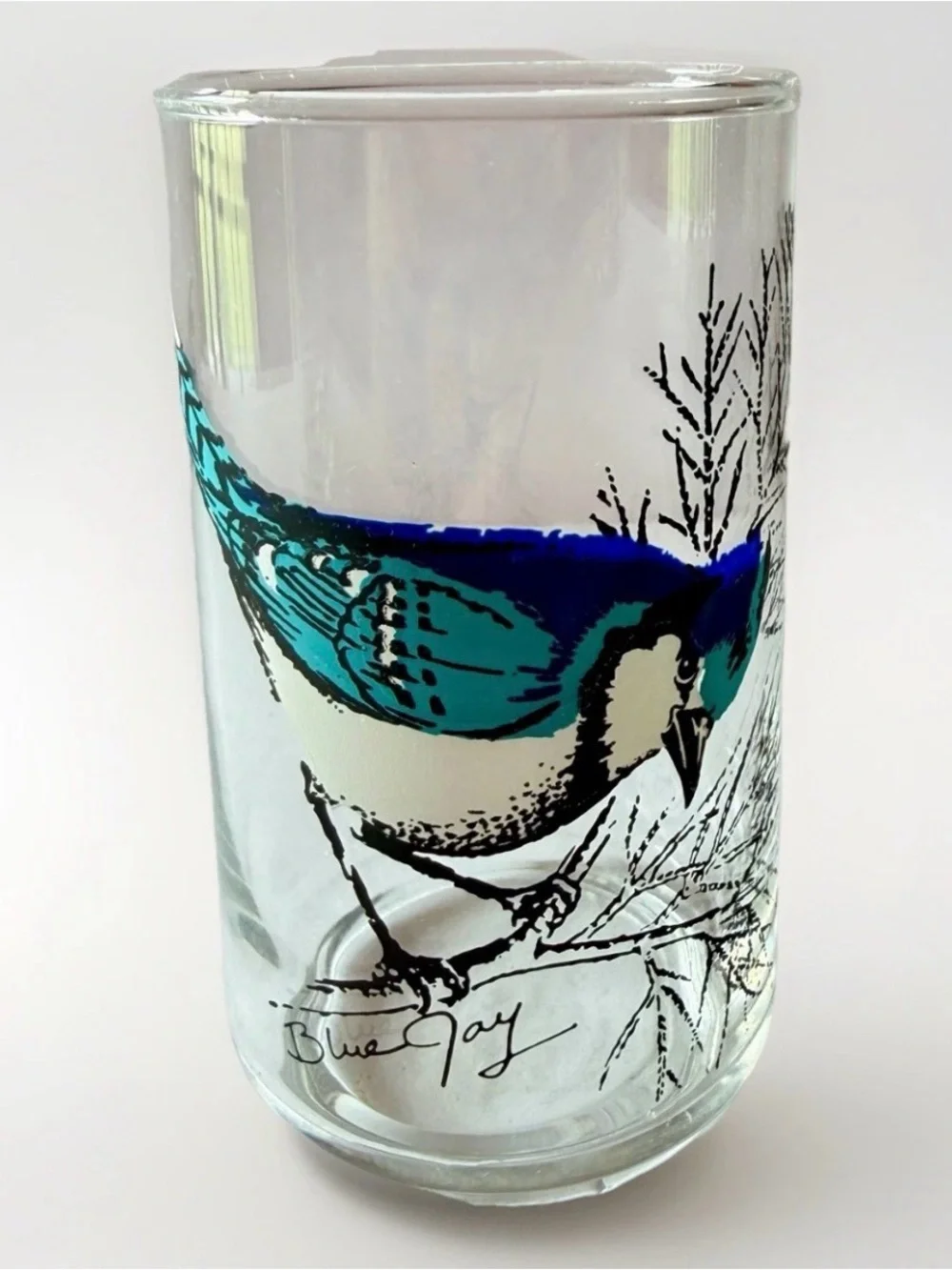 Vintage Anchor Hocking Woodland Songbird Bird Drinking Glasses Set‎ Of 3